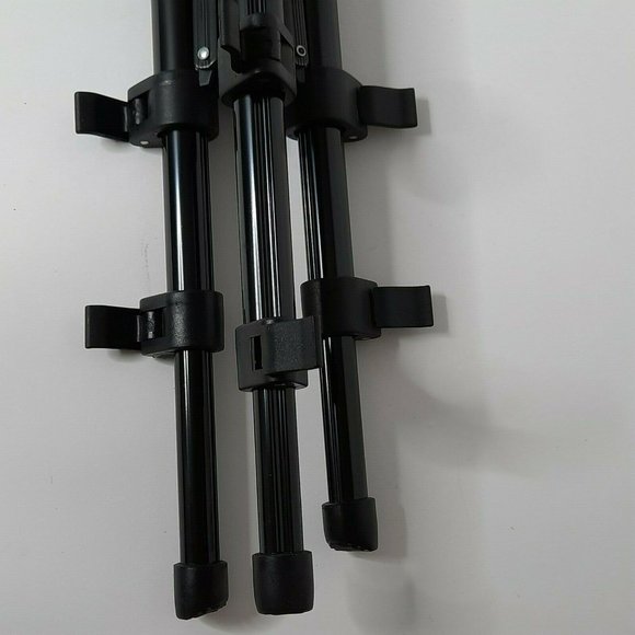 Polaroid Tripod Lightweight Durable 3 Section Legs upto 50” Black 2 Way Pan Head - Picture 7 of 10